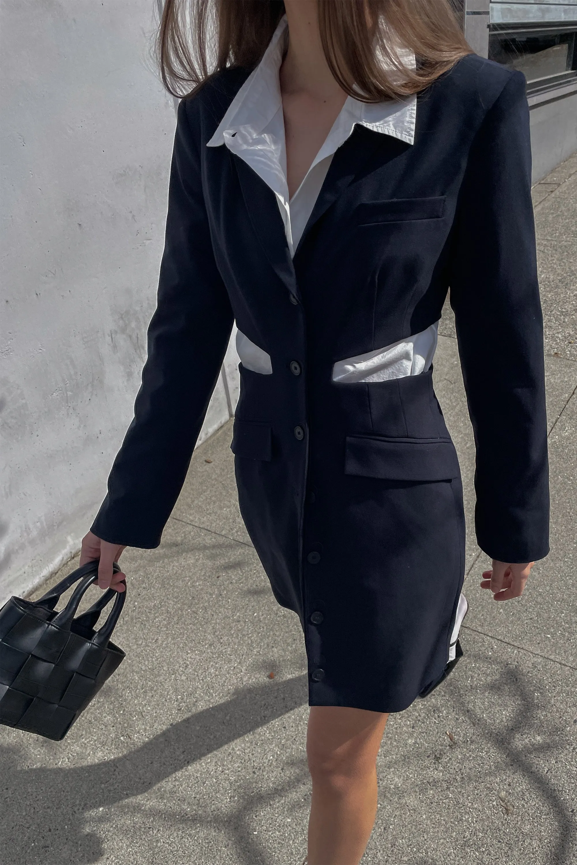 BLAZER CUT-OUT DRESS sold by OAK AND FORT product image thumbnail 3