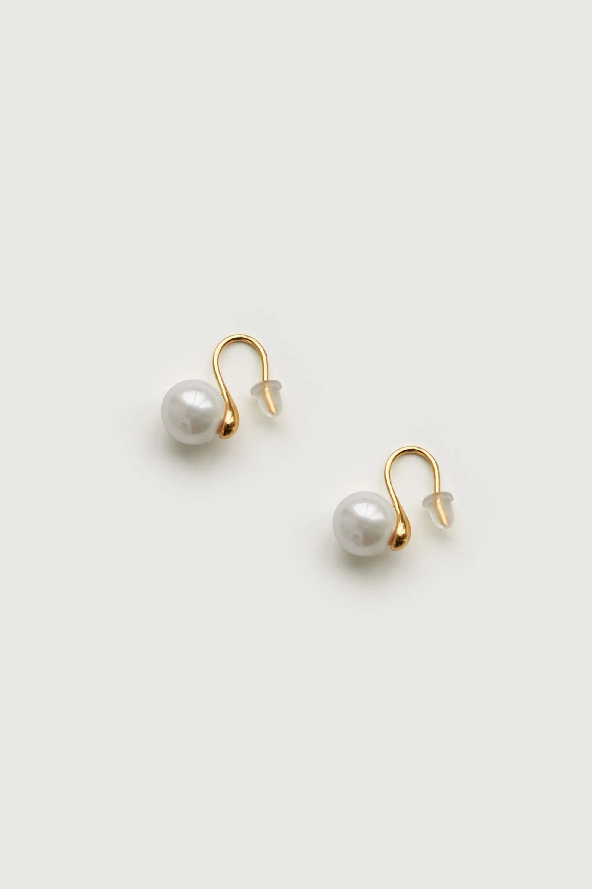SMALL PEARL EARRING sold by OAK AND FORT product image thumbnail 4