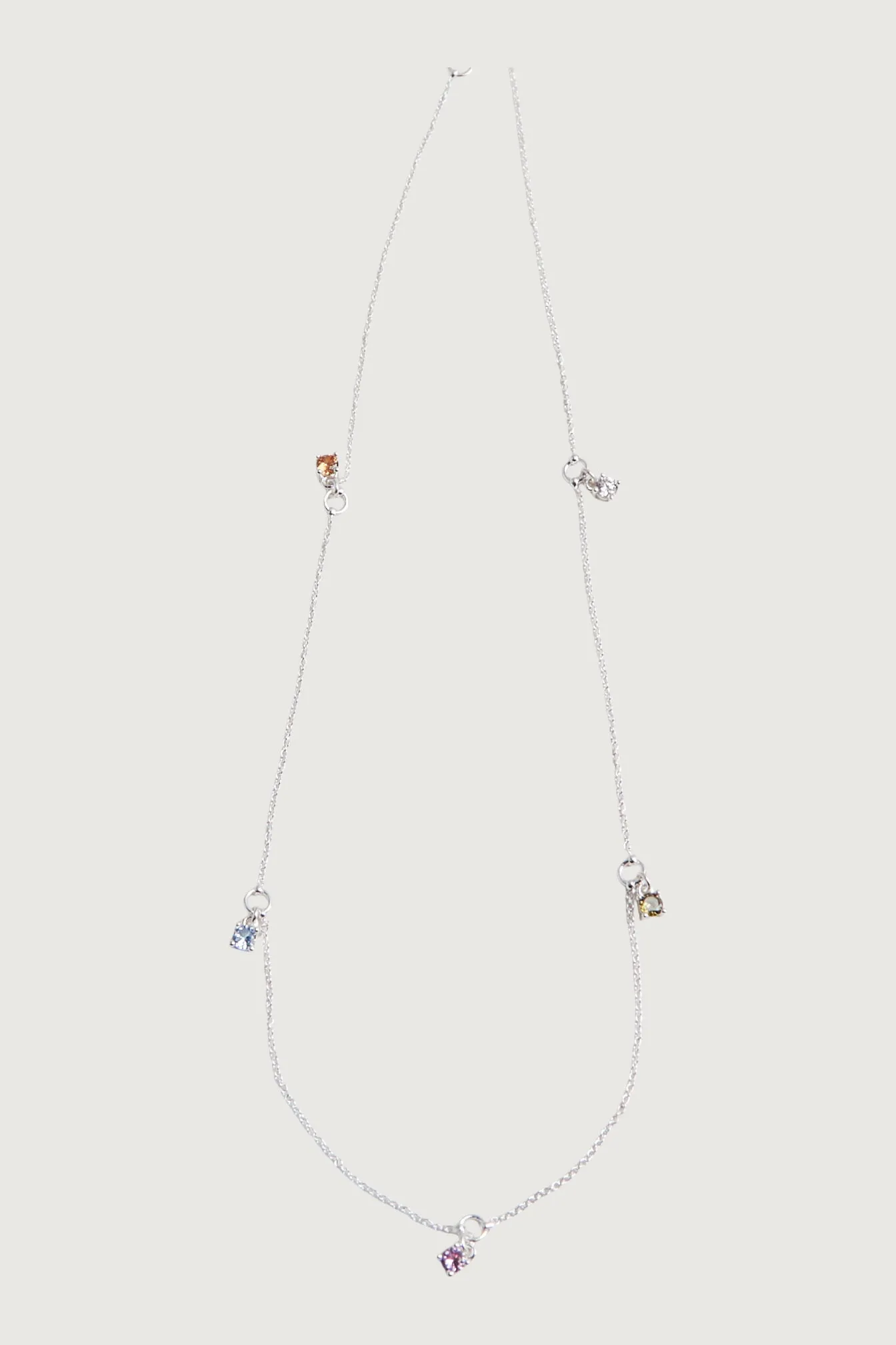 COLOURED ZIRCONIA NECKLACE sold by OAK AND FORT product image thumbnail 4