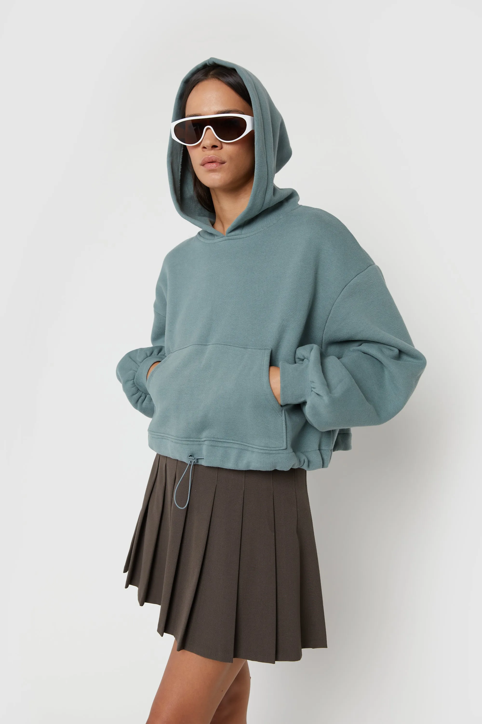 CROPPED HOODIE sold by OAK AND FORT product image thumbnail 3