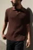 CROCHET COLLARED SHORT SLEEVE SWEATER sold by OAK AND FORT