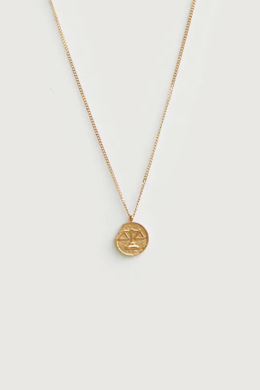 LIBRA PENDANT NECKLACE sold by OAK AND FORT