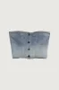 DENIM BUSTIER sold by OAK AND FORT