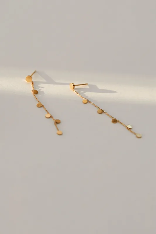 CIRCLE CHAIN EARRING sold by OAK AND FORT