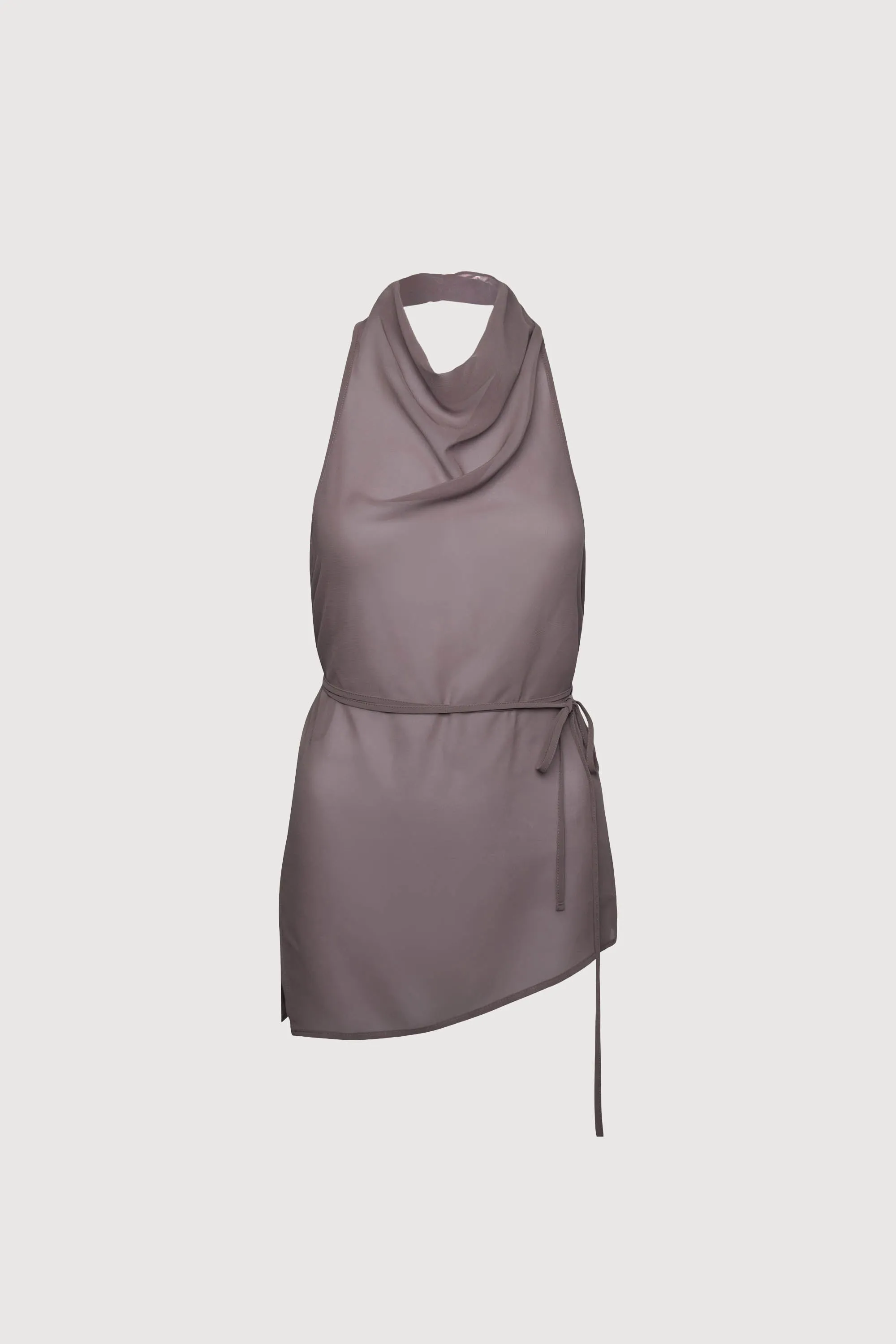 SHEER HALTER TOP sold by OAK AND FORT product image thumbnail 4