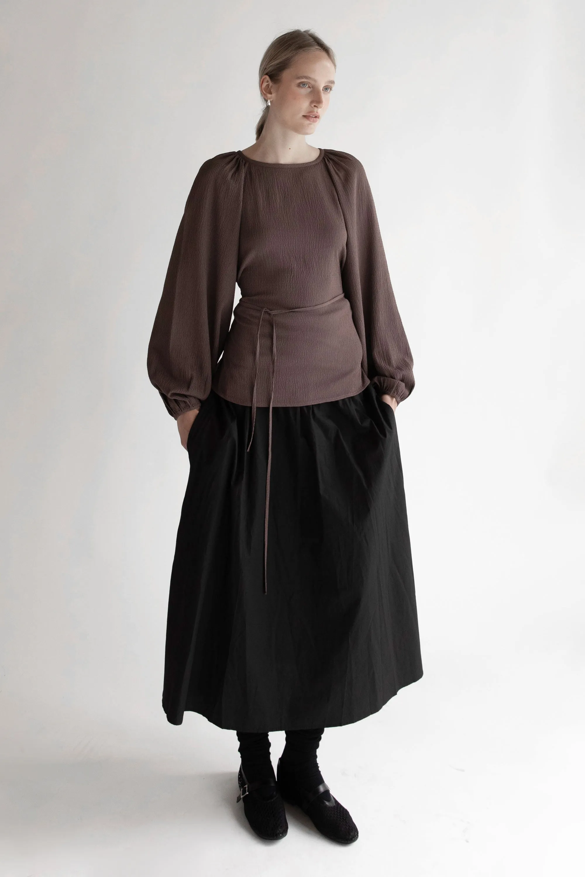 BALLOON SLEEVE TOP sold by OAK AND FORT product image thumbnail 4