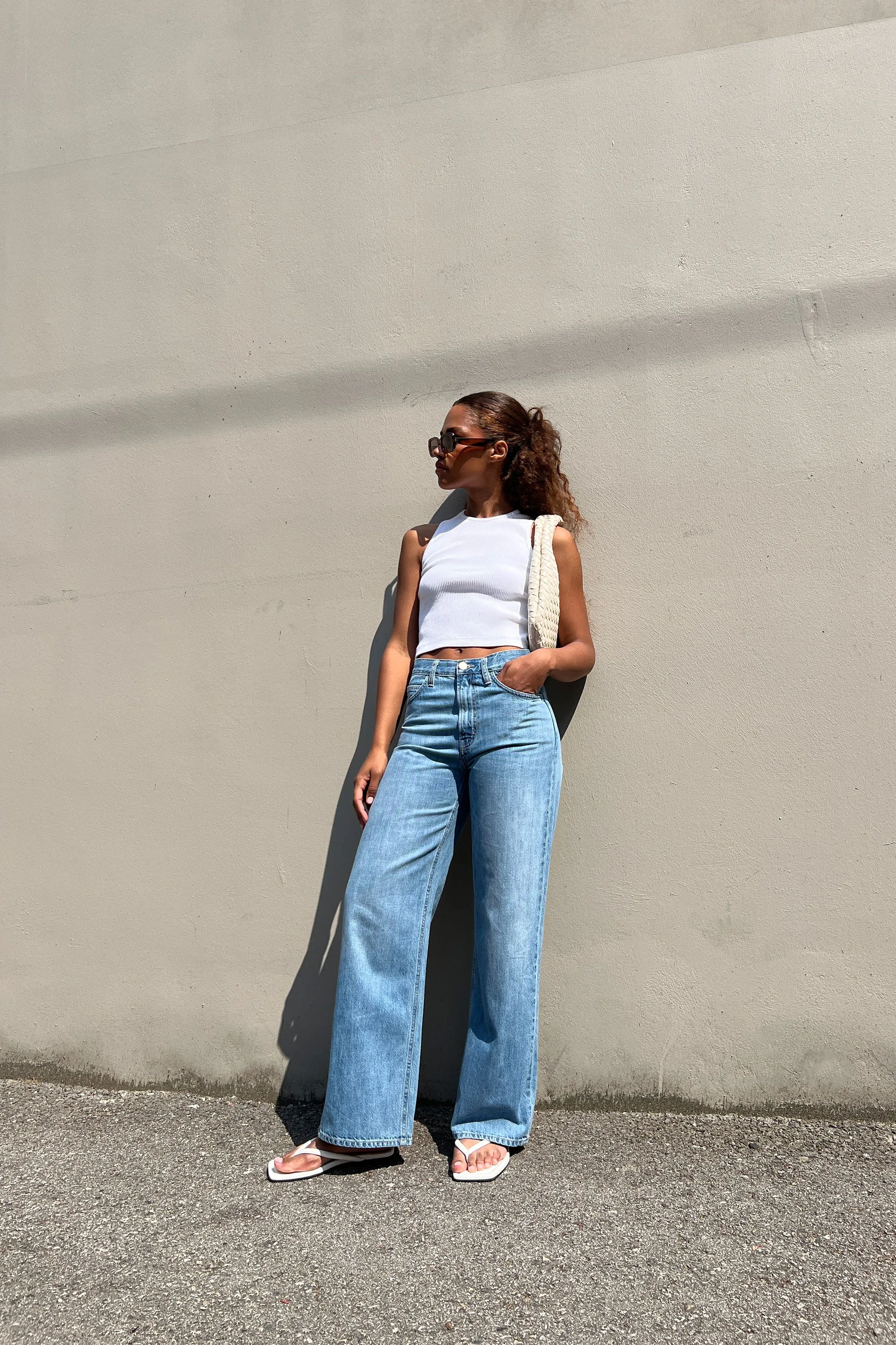 WIDE LEG JEAN sold by OAK AND FORT