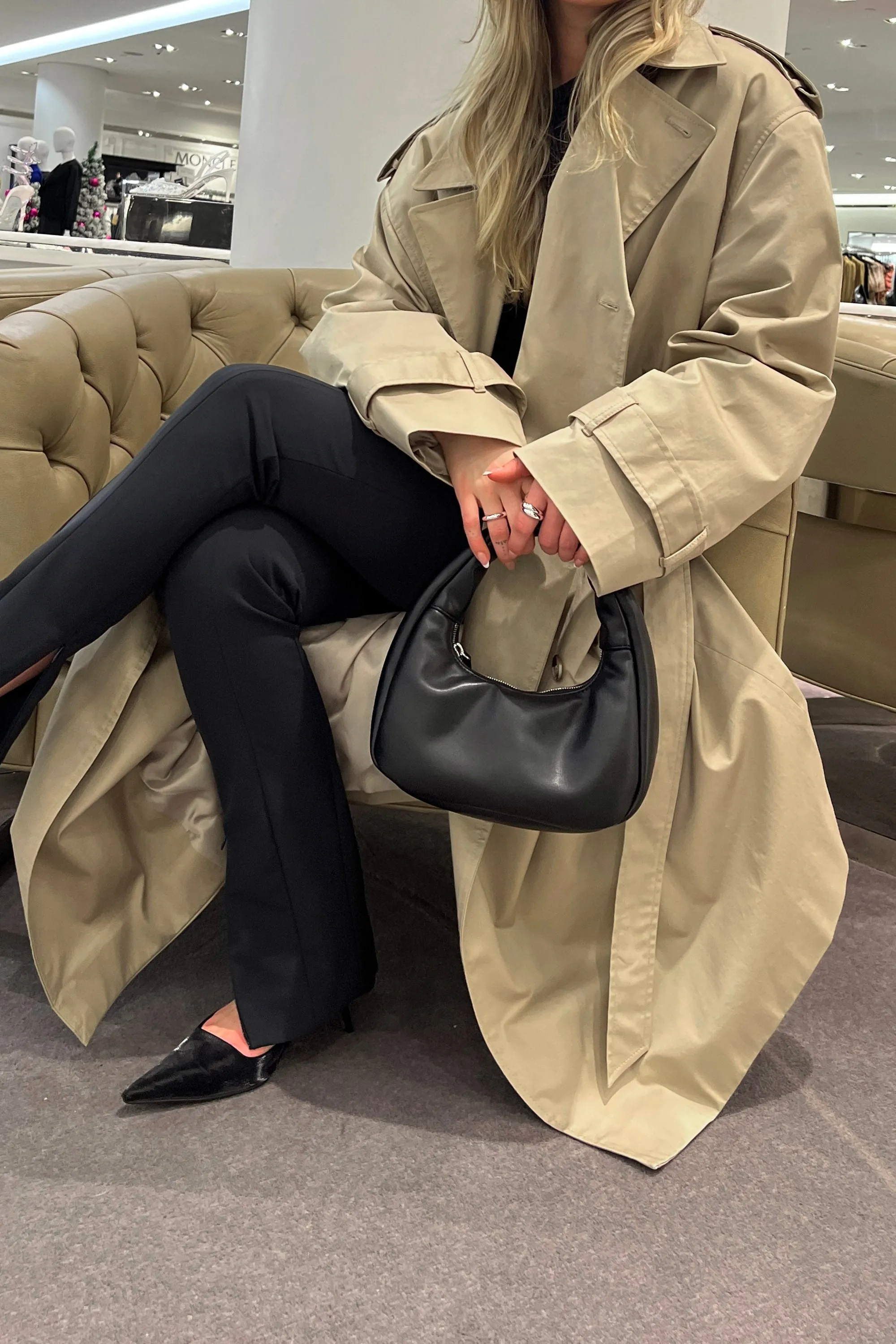 SMALL PADDED HANDBAG sold by OAK AND FORT product image thumbnail 4