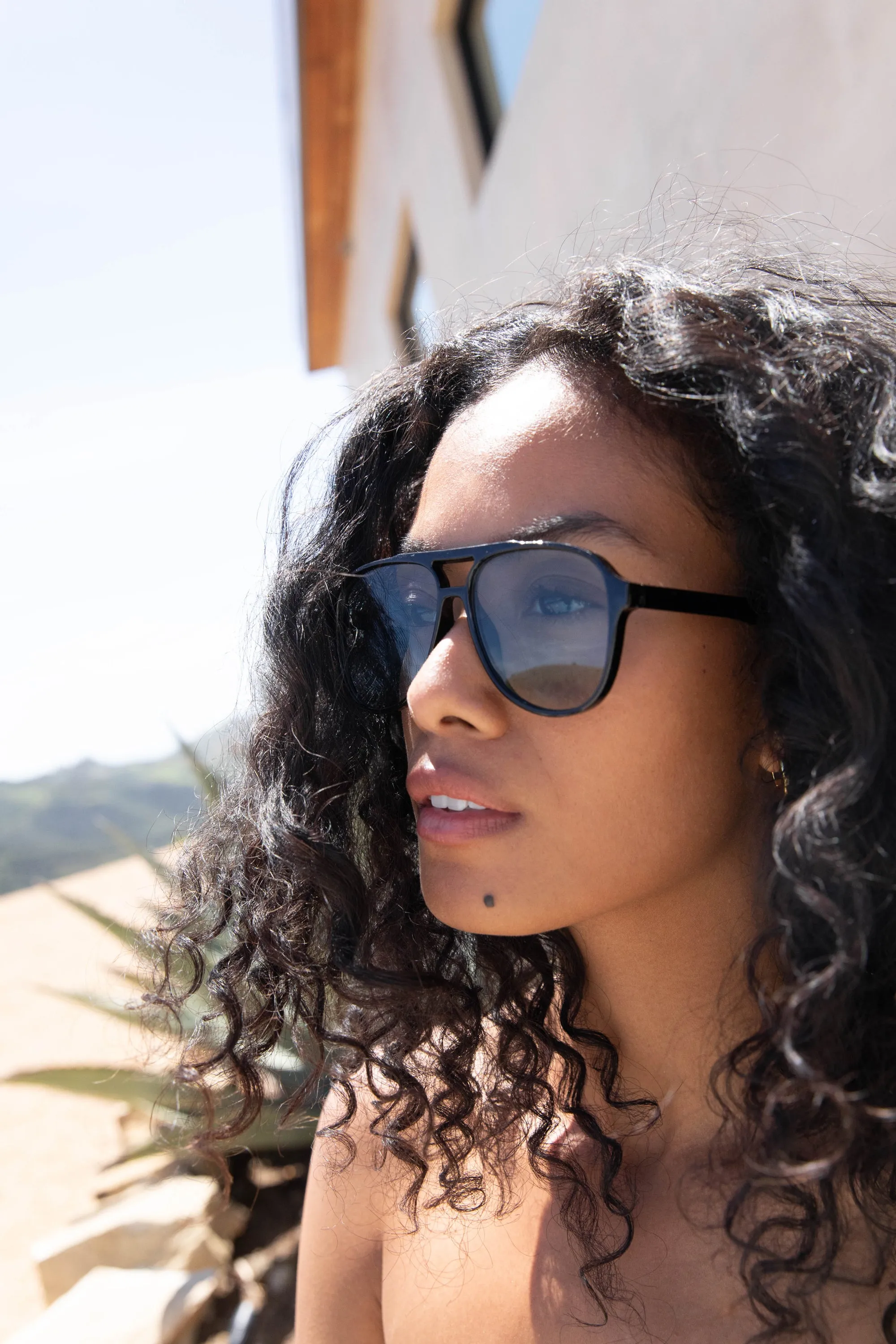 COLOURED LENS AVIATOR SUNGLASSES sold by OAK AND FORT product image thumbnail 3