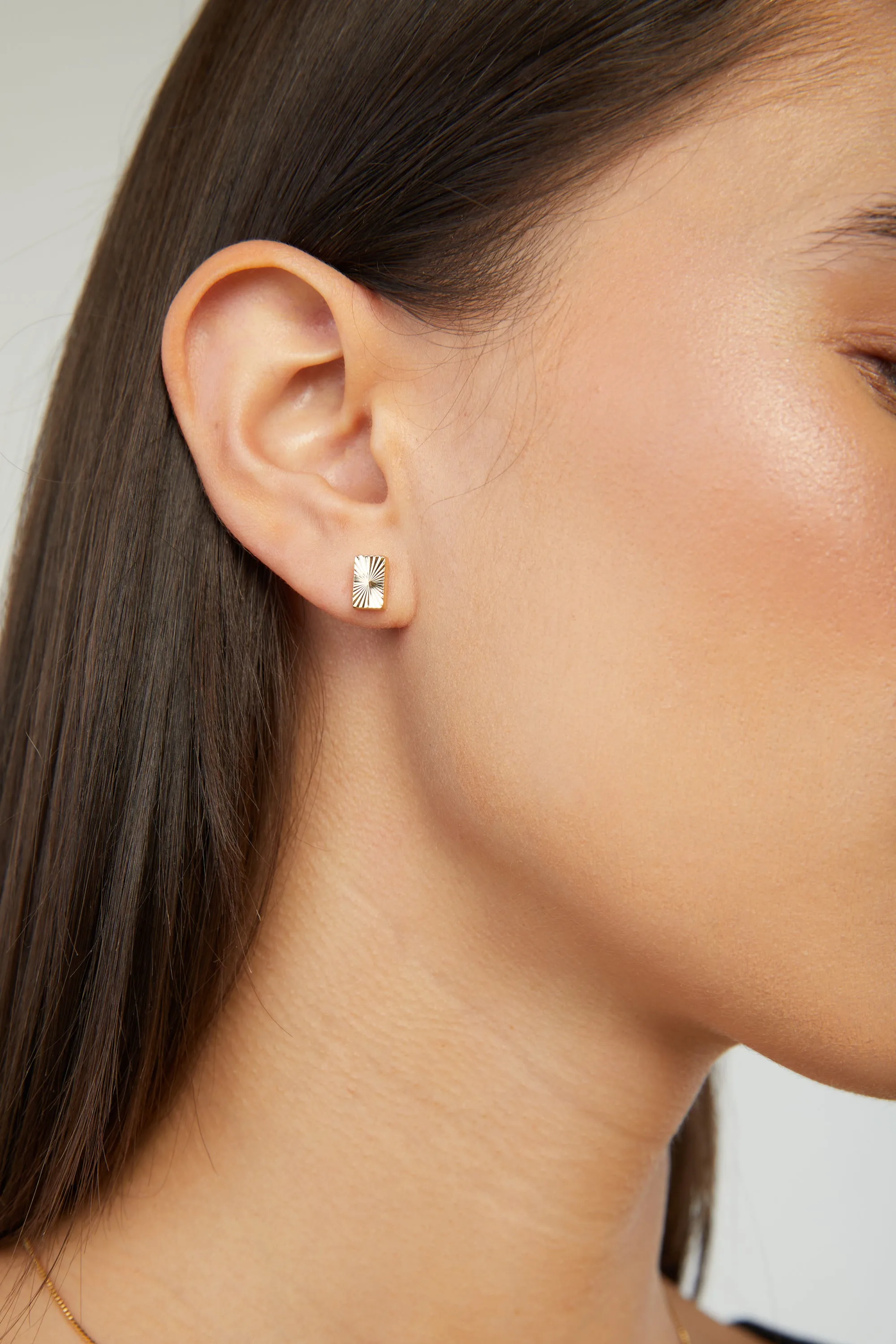 RECTANGLE STARBURST STUD sold by OAK AND FORT