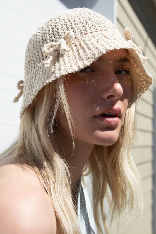 CROCHET BUCKET HAT sold by OAK AND FORT