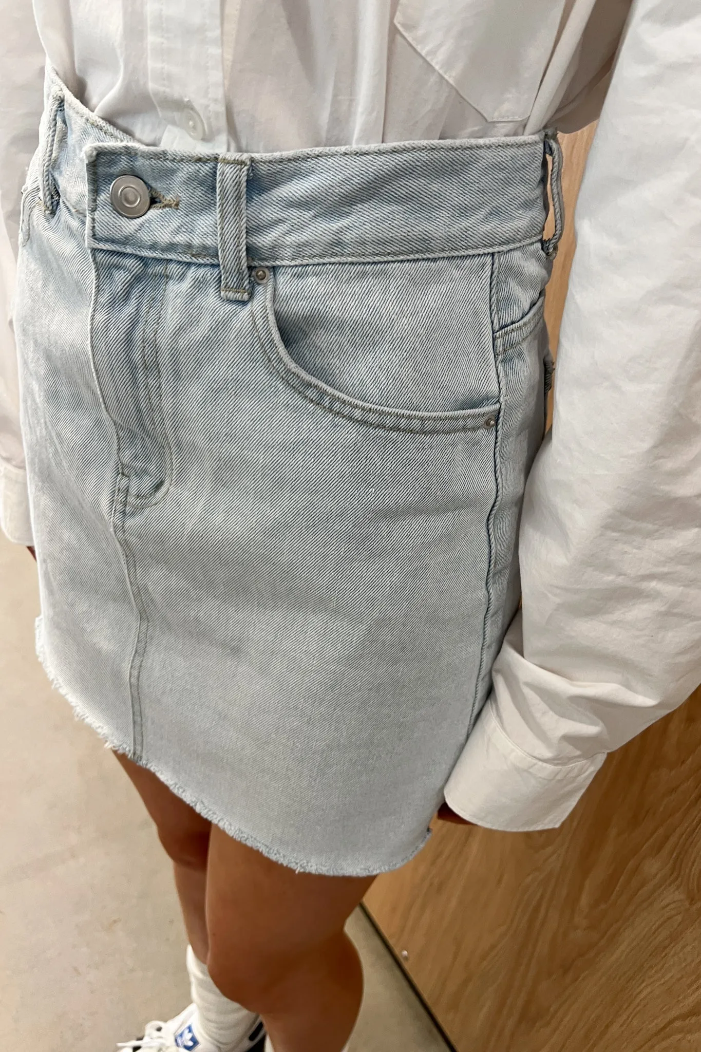 MINI JEAN SKIRT sold by OAK AND FORT product image thumbnail 2