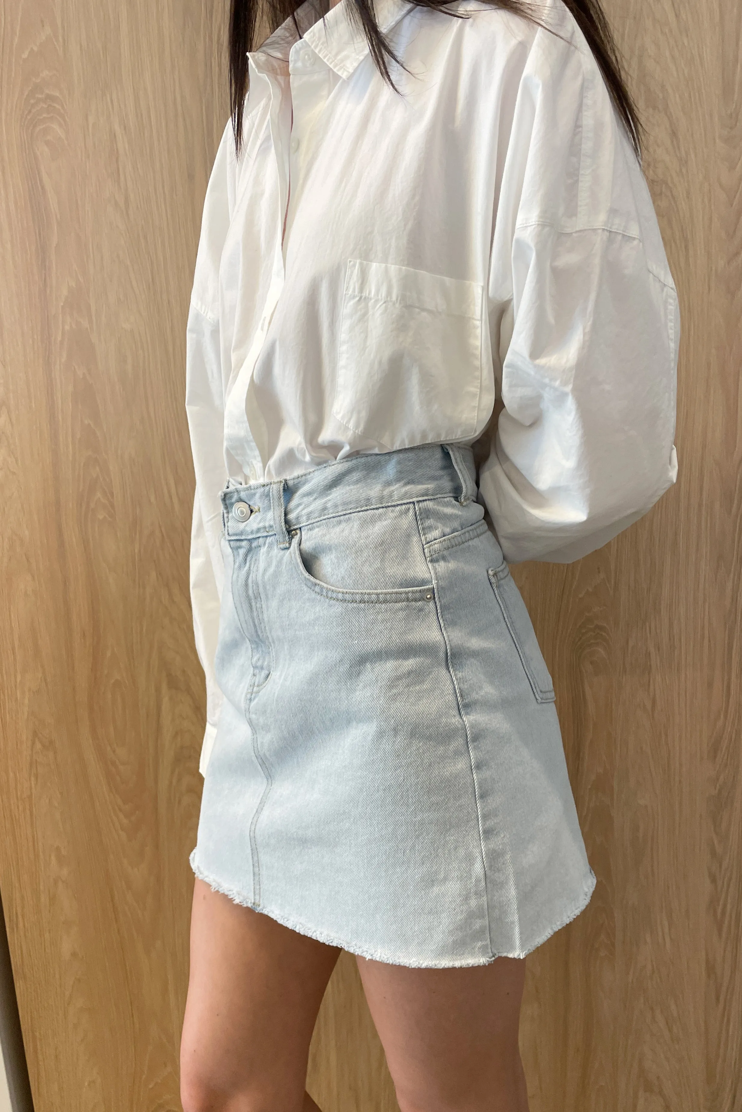 MINI JEAN SKIRT sold by OAK AND FORT product image thumbnail 4