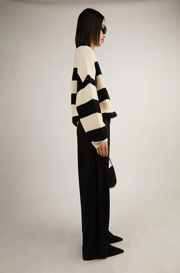 OVERSIZED STRIPED SWEATER sold by OAK AND FORT product image thumbnail 5