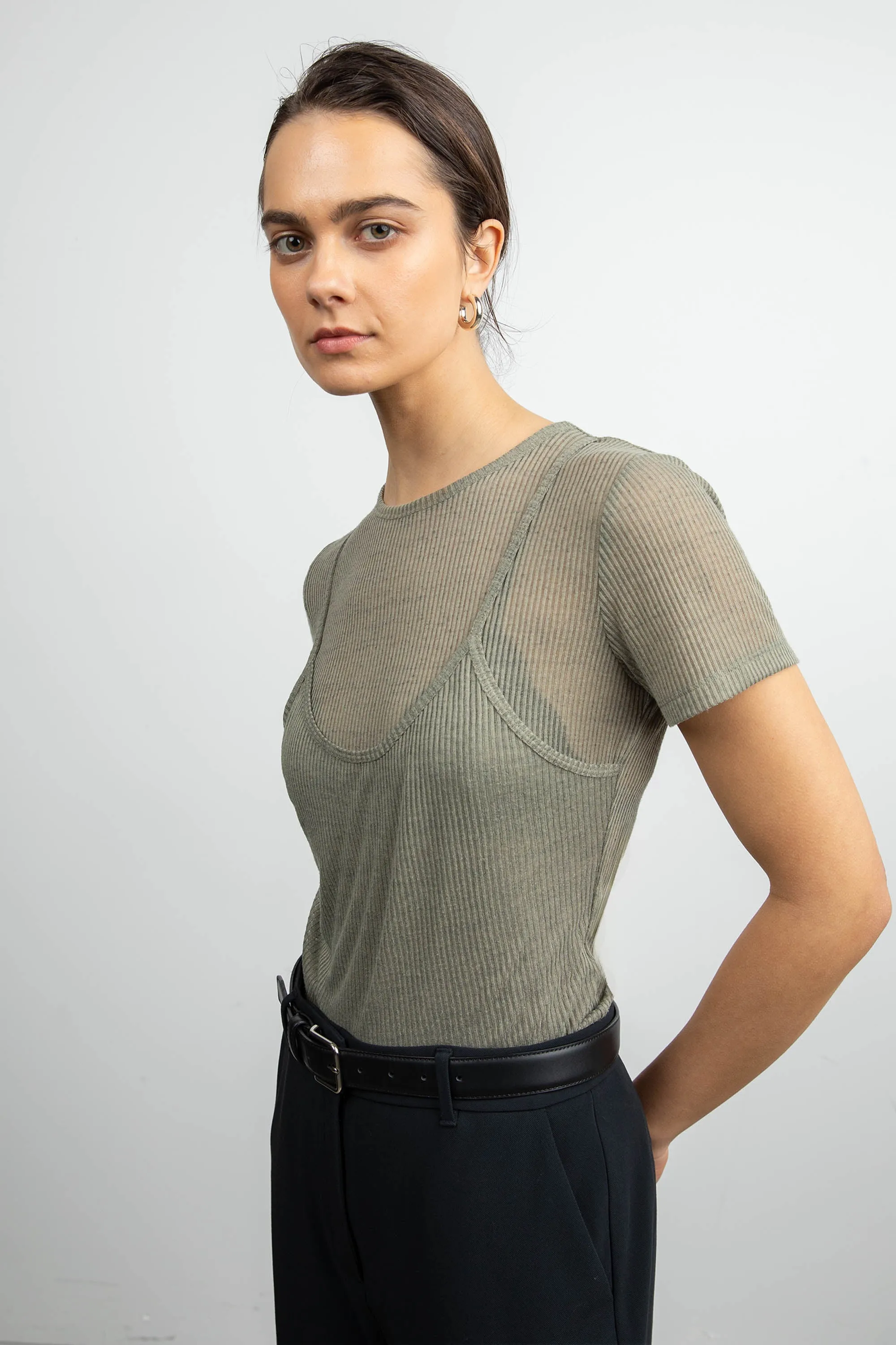 LAYERED TANK AND TEE sold by OAK AND FORT product image thumbnail 5