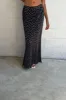 PLEATED PRINTED MAXI SKIRT sold by OAK AND FORT