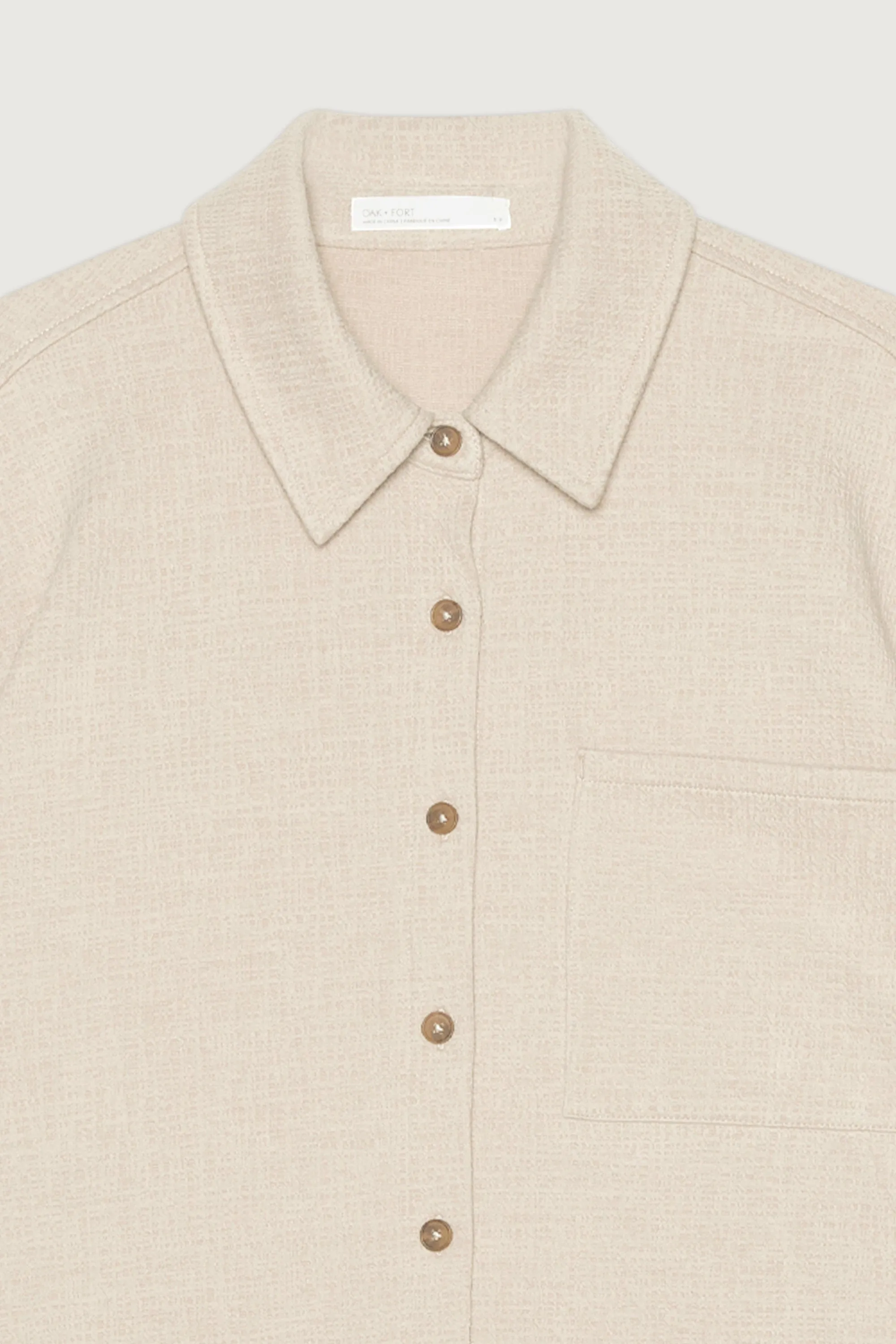 OVERSIZED KNIT SHIRT sold by OAK AND FORT product image thumbnail 4