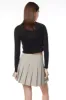 CROPPED CARDIGAN WITH CUTOUT sold by OAK AND FORT