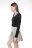 CROPPED CARDIGAN WITH CUTOUT sold by OAK AND FORT