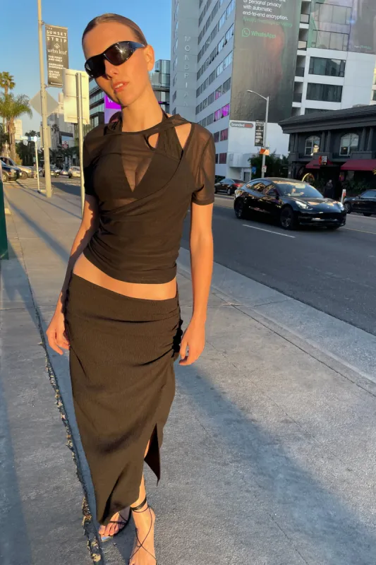 MESH LAYERED TOP sold by OAK AND FORT