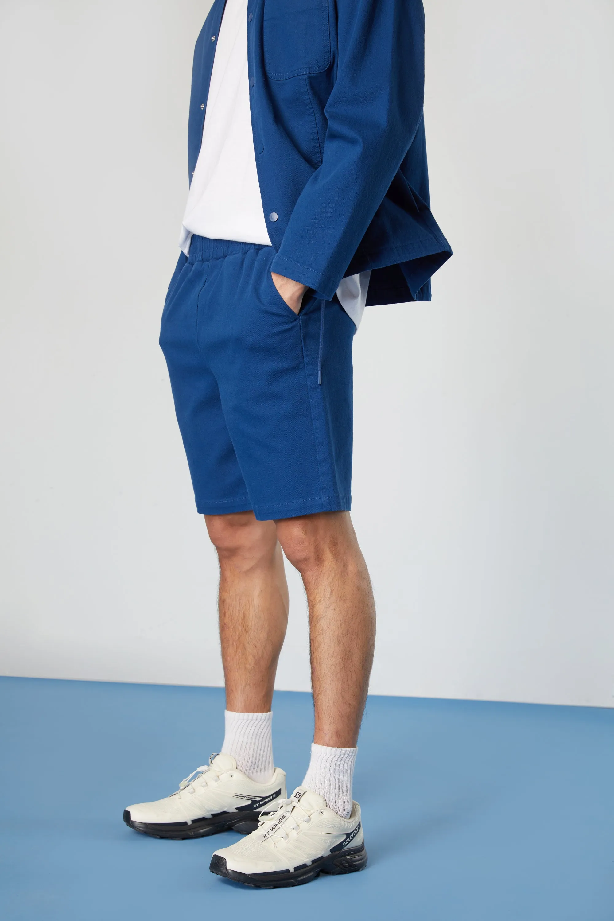 TWILL DRAWSTRING SHORTS sold by OAK AND FORT product image thumbnail 3