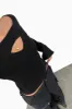 OFF SHOULDER SWEATER WITH CUTOUT sold by OAK AND FORT