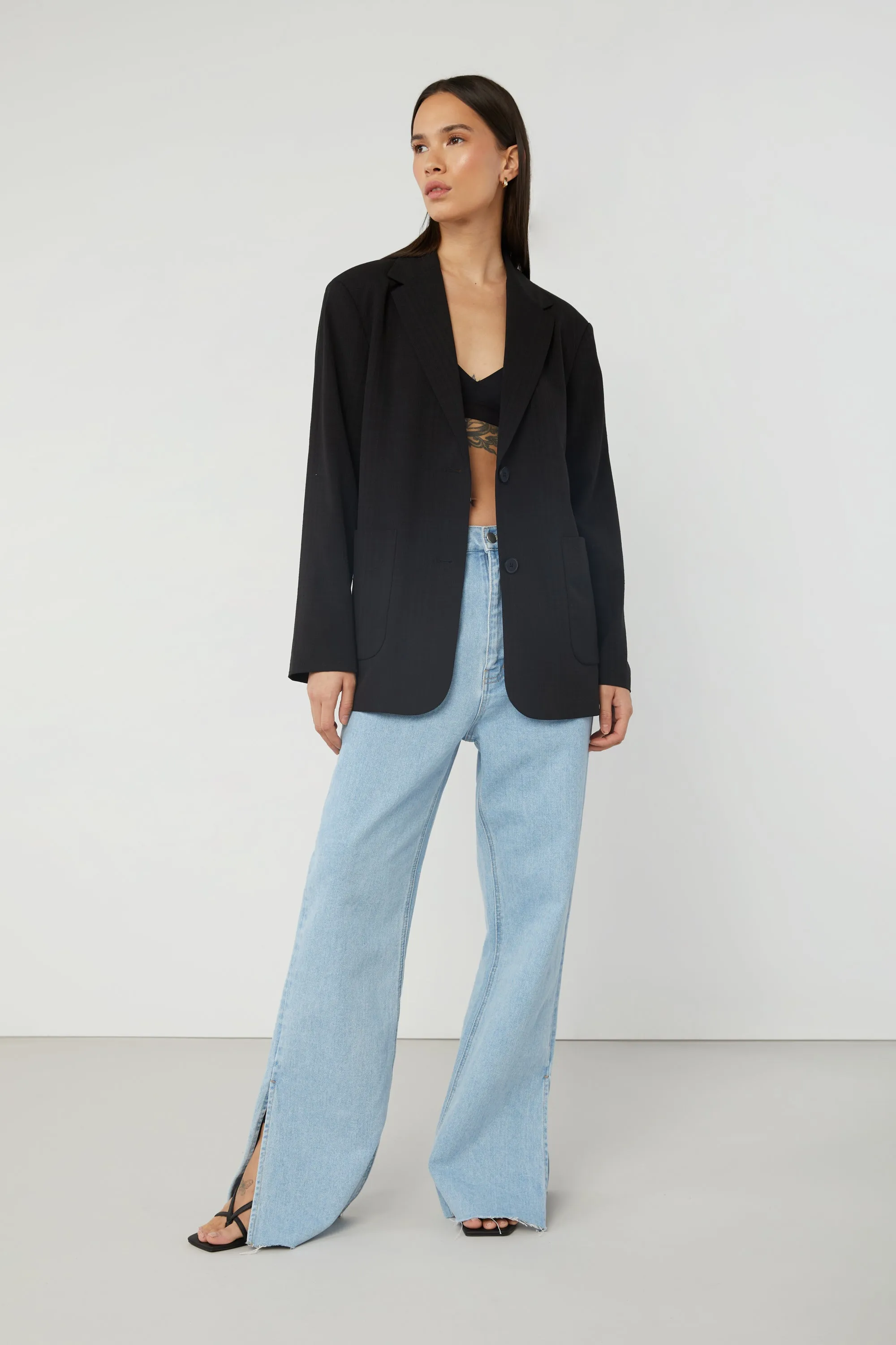 OVERSIZED BLAZER sold by OAK AND FORT product image thumbnail 4