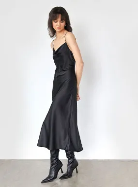 COWL NECK SLIP DRESS sold by OAK AND FORT product image thumbnail 3