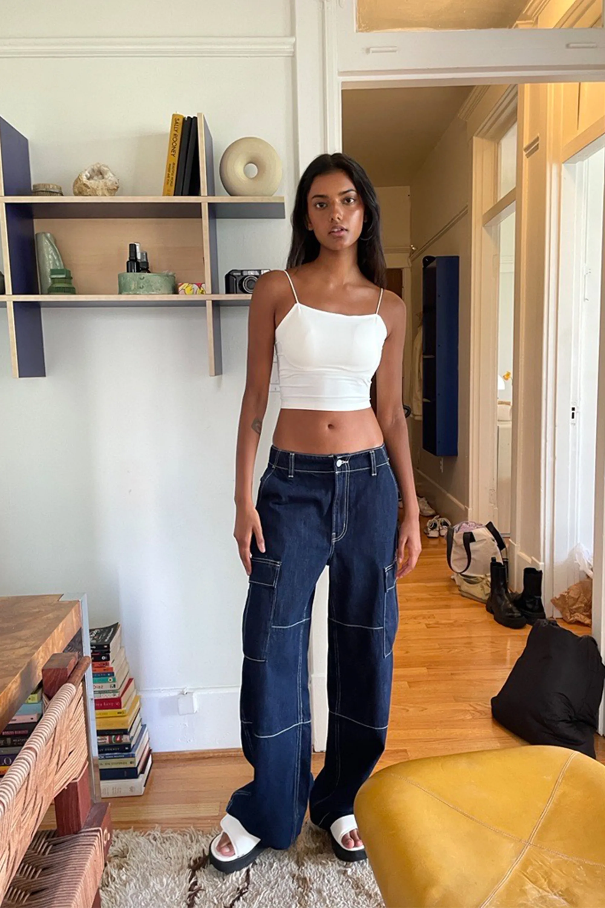 MID-RISE CARGO JEAN sold by OAK AND FORT product image thumbnail 2