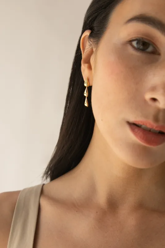 TRIPLE DROP EARRING sold by OAK AND FORT