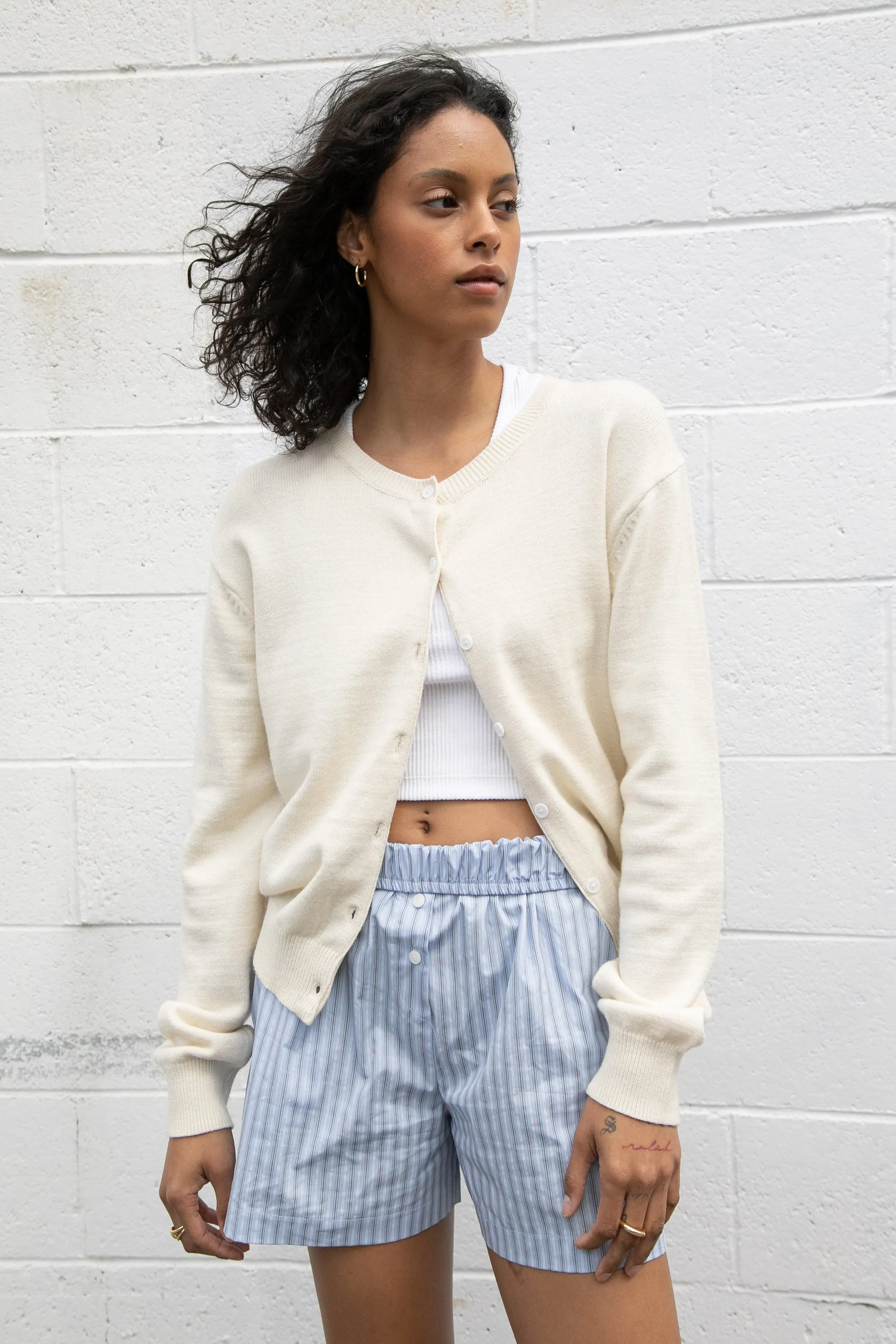 LIGHTWEIGHT CARDIGAN sold by OAK AND FORT product image thumbnail 3