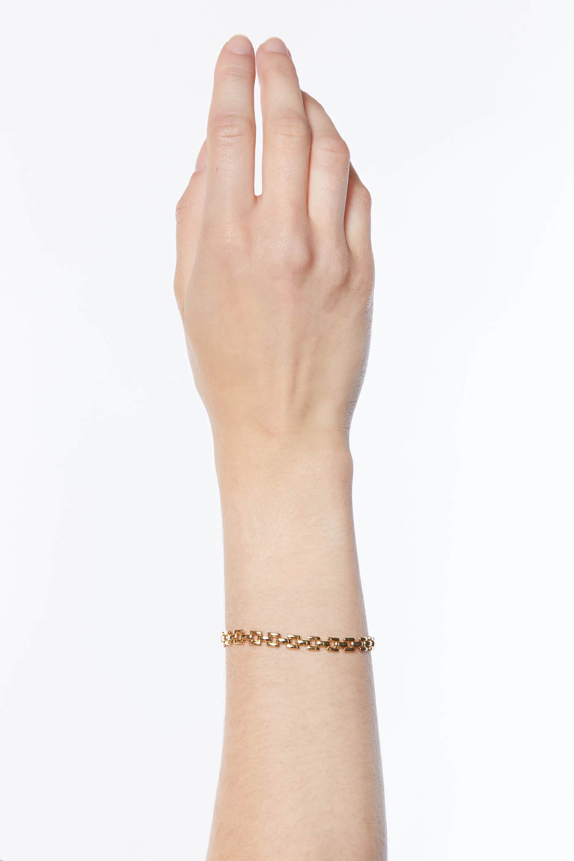 SQUARE CHAIN BRACELET sold by OAK AND FORT product image thumbnail 2