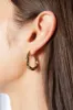 ABSTRACT OPEN HOOP EARRING sold by OAK AND FORT
