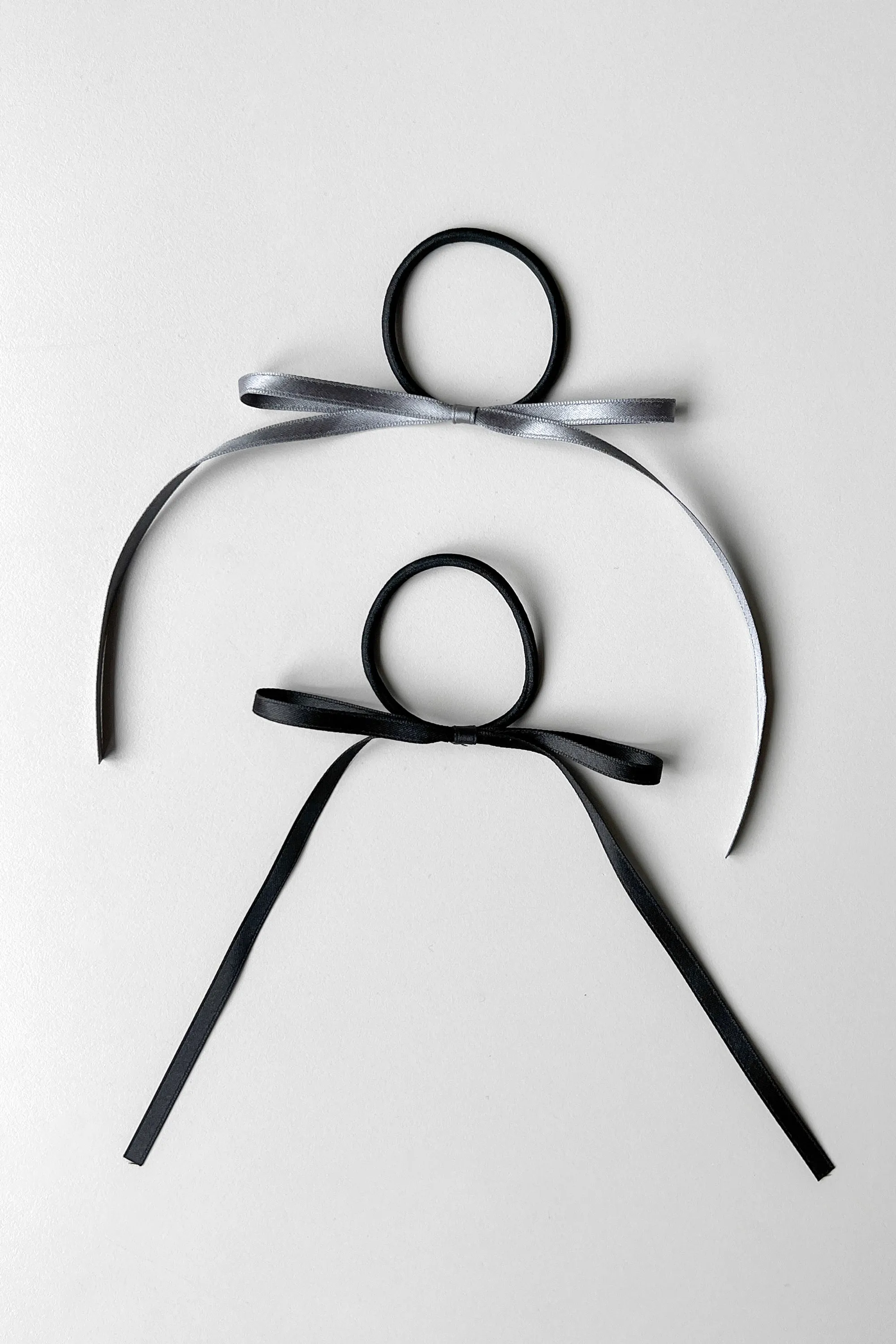 SET OF TWO LONG BOW HAIR TIES sold by OAK AND FORT product image thumbnail 3