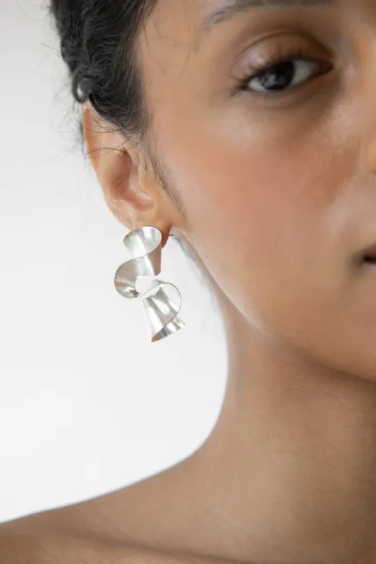 SQUIGGLE ABSTRACT EARRING sold by OAK AND FORT