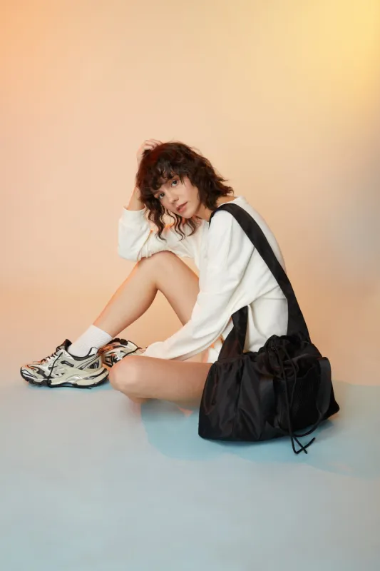 SATIN GYM BAG sold by OAK AND FORT