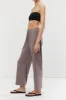 NYLON WIDE LEG PANT sold by OAK AND FORT