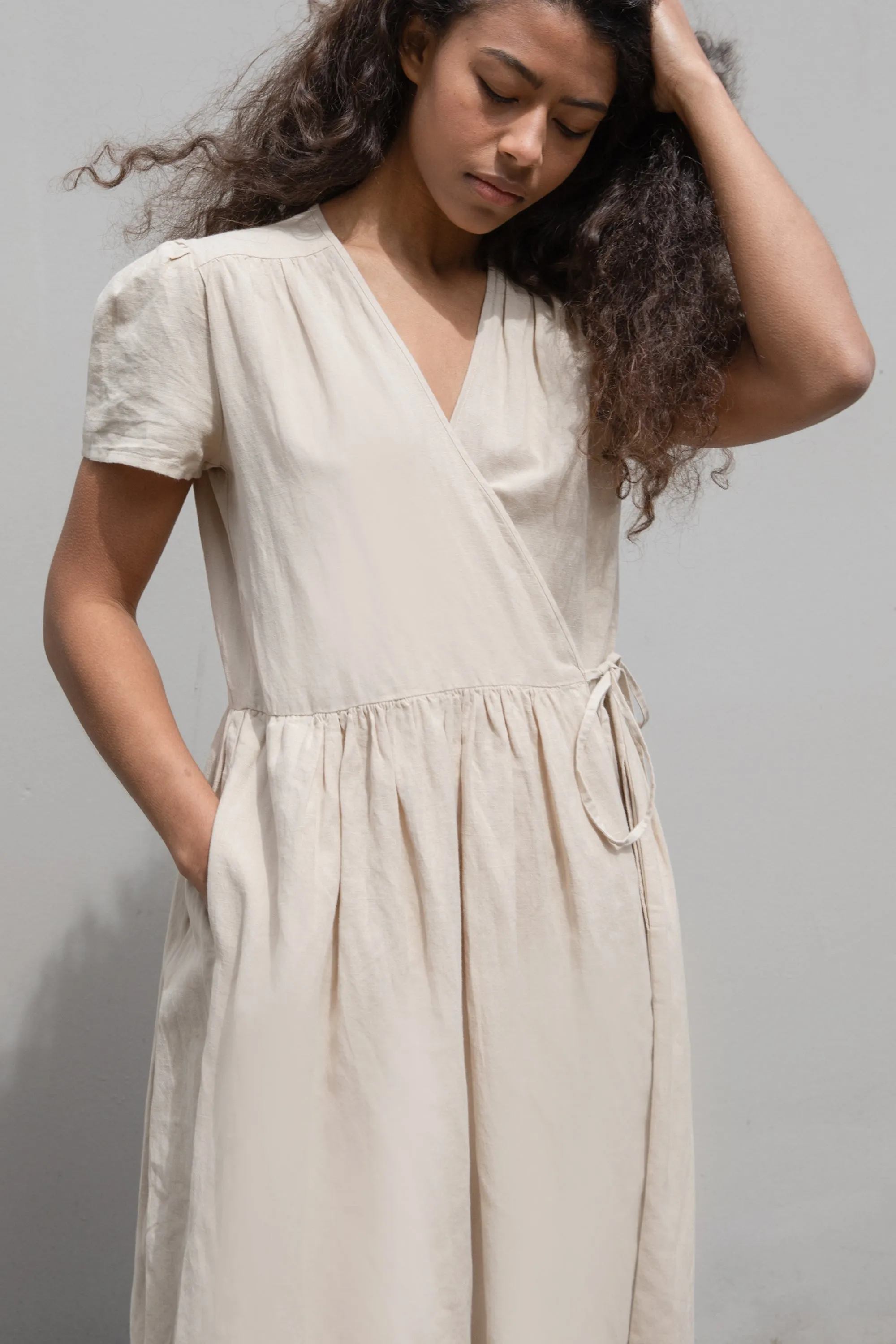 WRAP DRESS sold by OAK AND FORT product image thumbnail 3