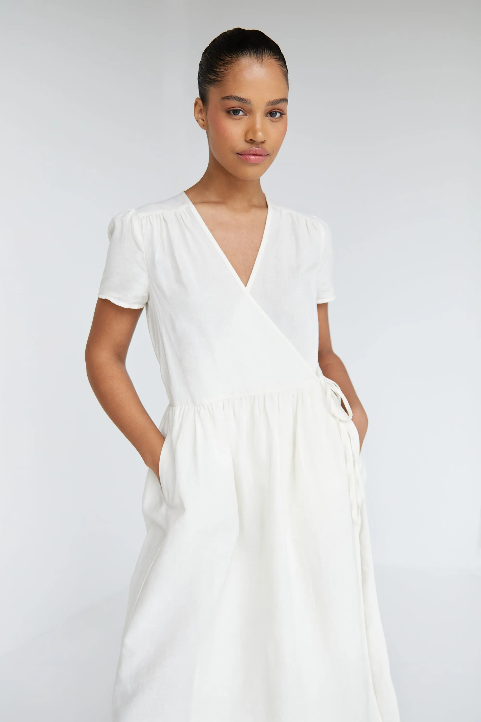 WRAP DRESS sold by OAK AND FORT product image thumbnail 4