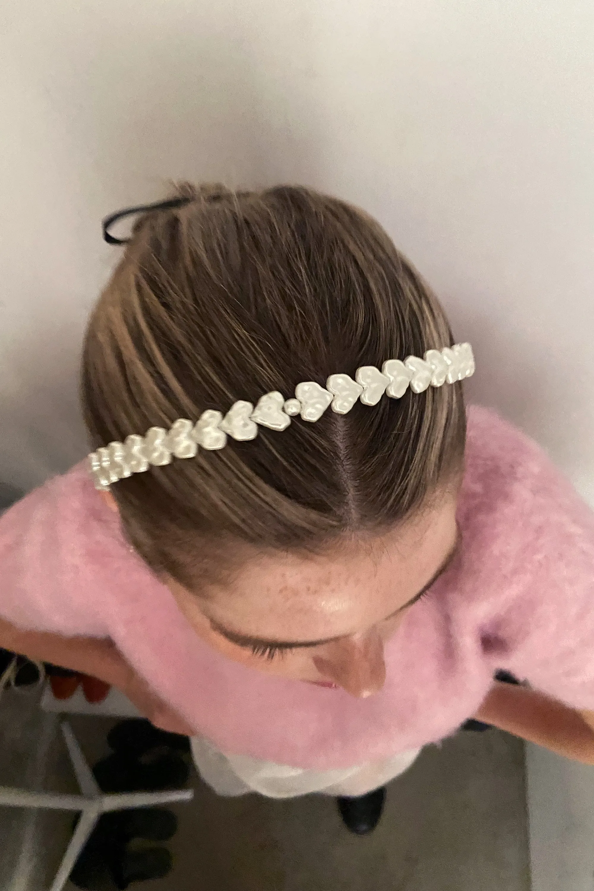 HEART PEARL HEADBAND sold by OAK AND FORT product image thumbnail 3