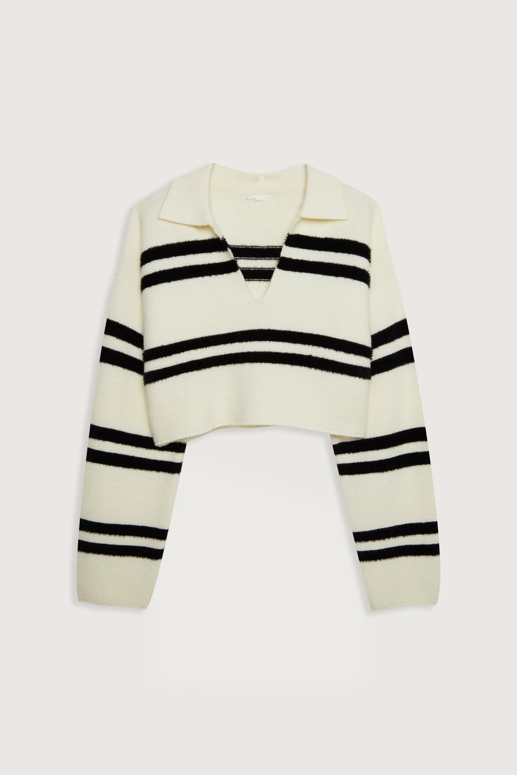 COLLARED STRIPED SWEATER sold by OAK AND FORT product image thumbnail 5