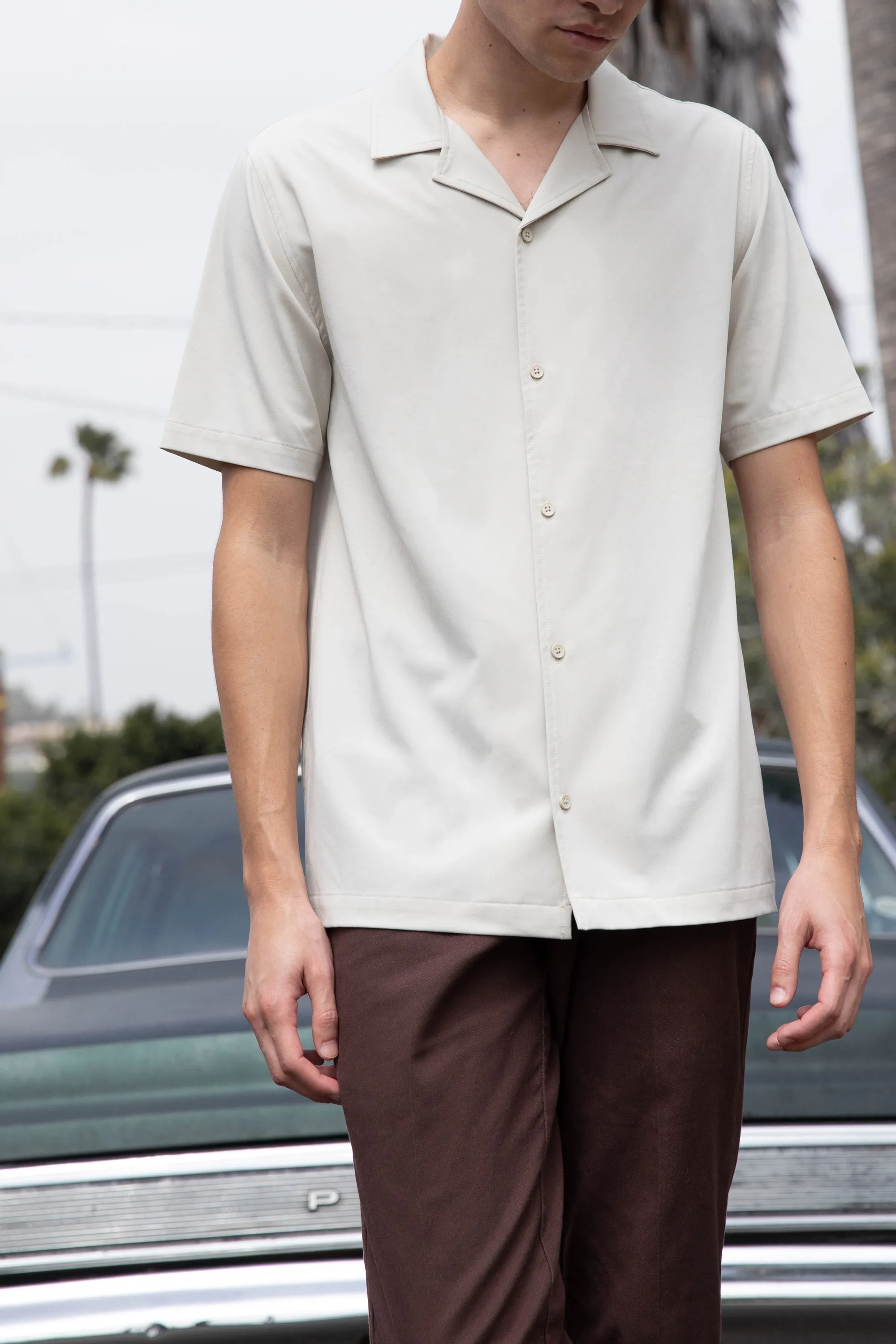 COLLARED SHORT SLEEVE SHIRT sold by OAK AND FORT product image thumbnail 4