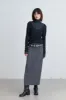 MIDI SUITING SKIRT sold by OAK AND FORT