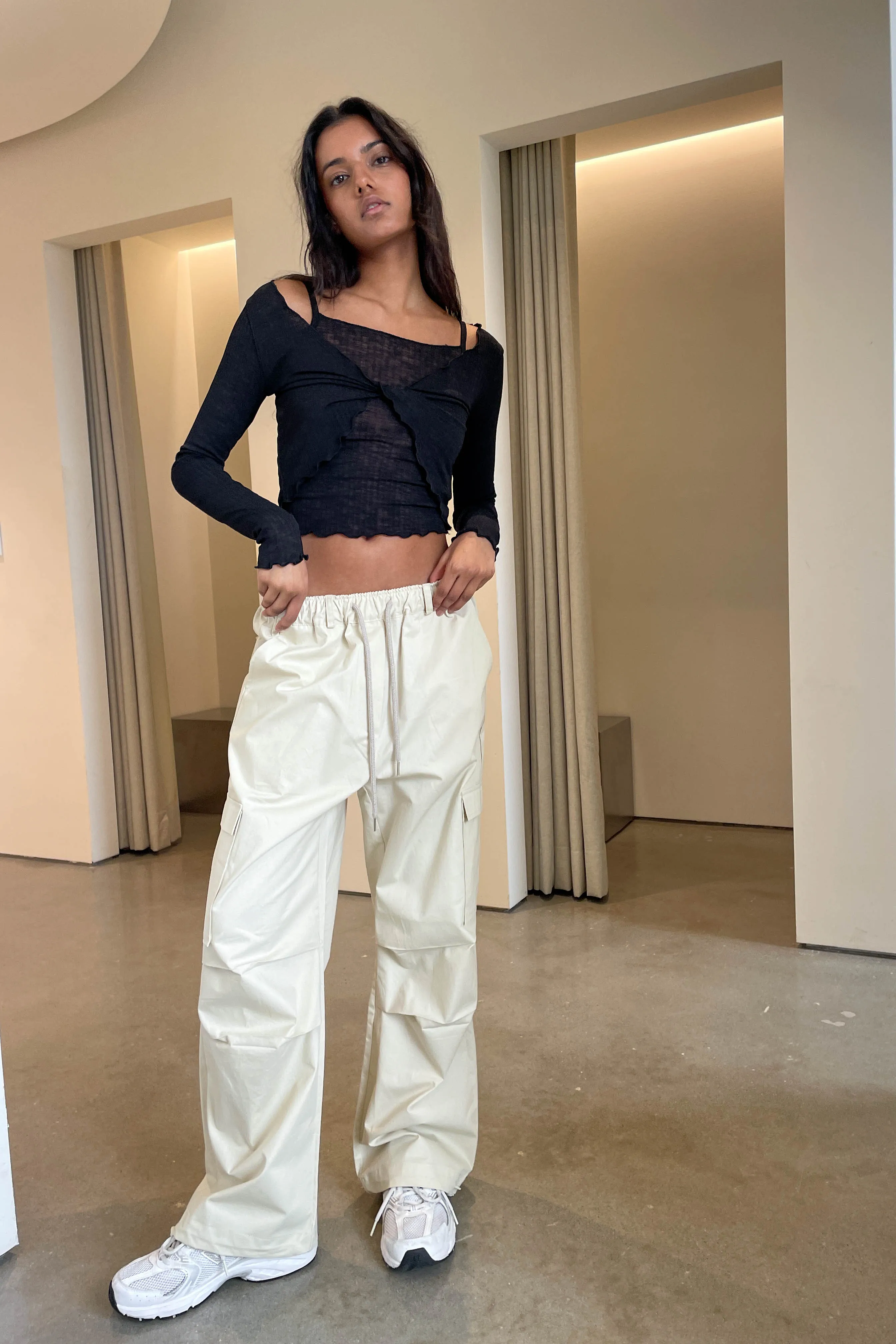 LAYERED CROP TOP sold by OAK AND FORT product image thumbnail 2