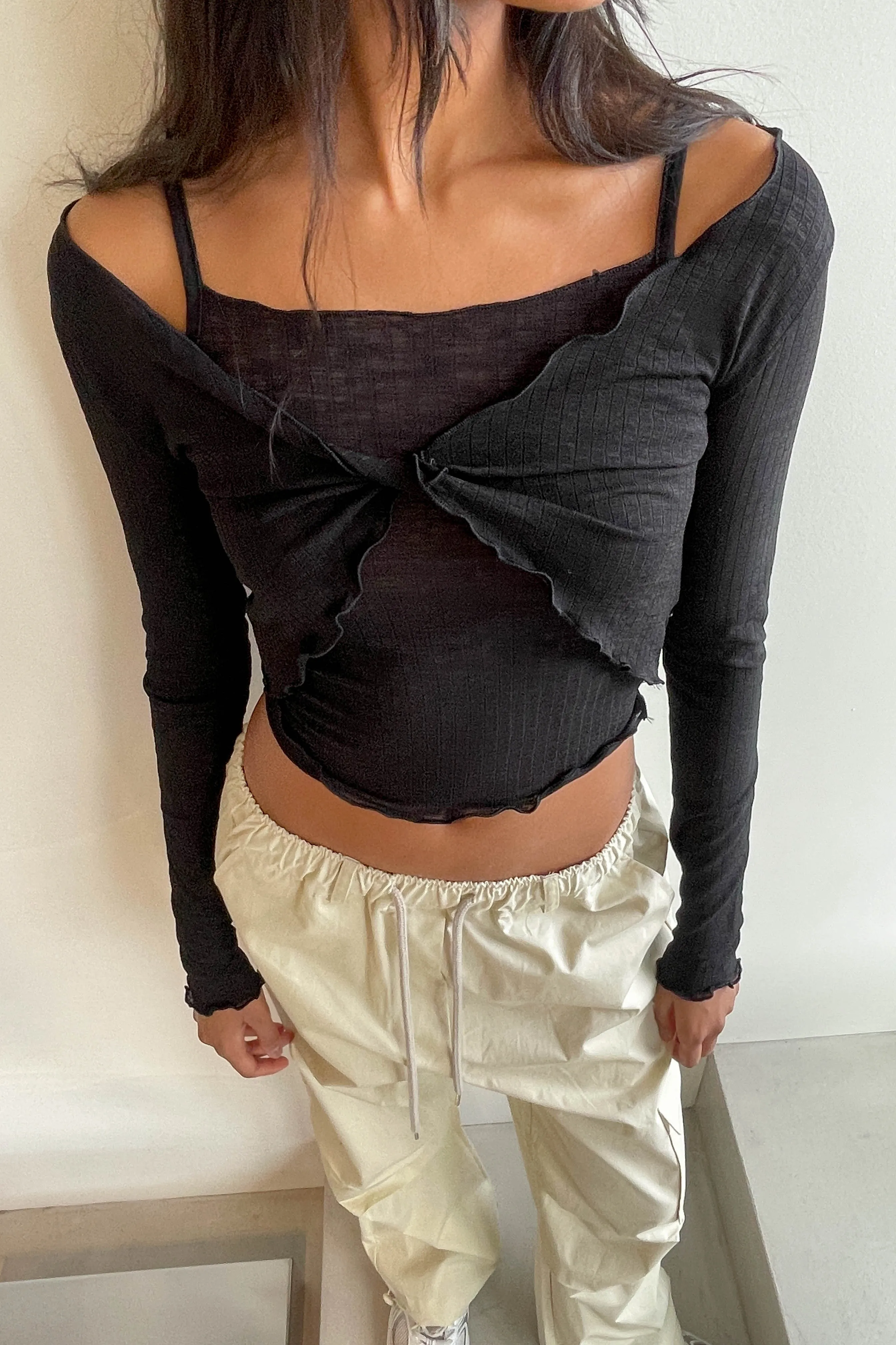 LAYERED CROP TOP sold by OAK AND FORT