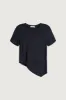 ASYMMETRIC HEM T-SHIRT sold by OAK AND FORT