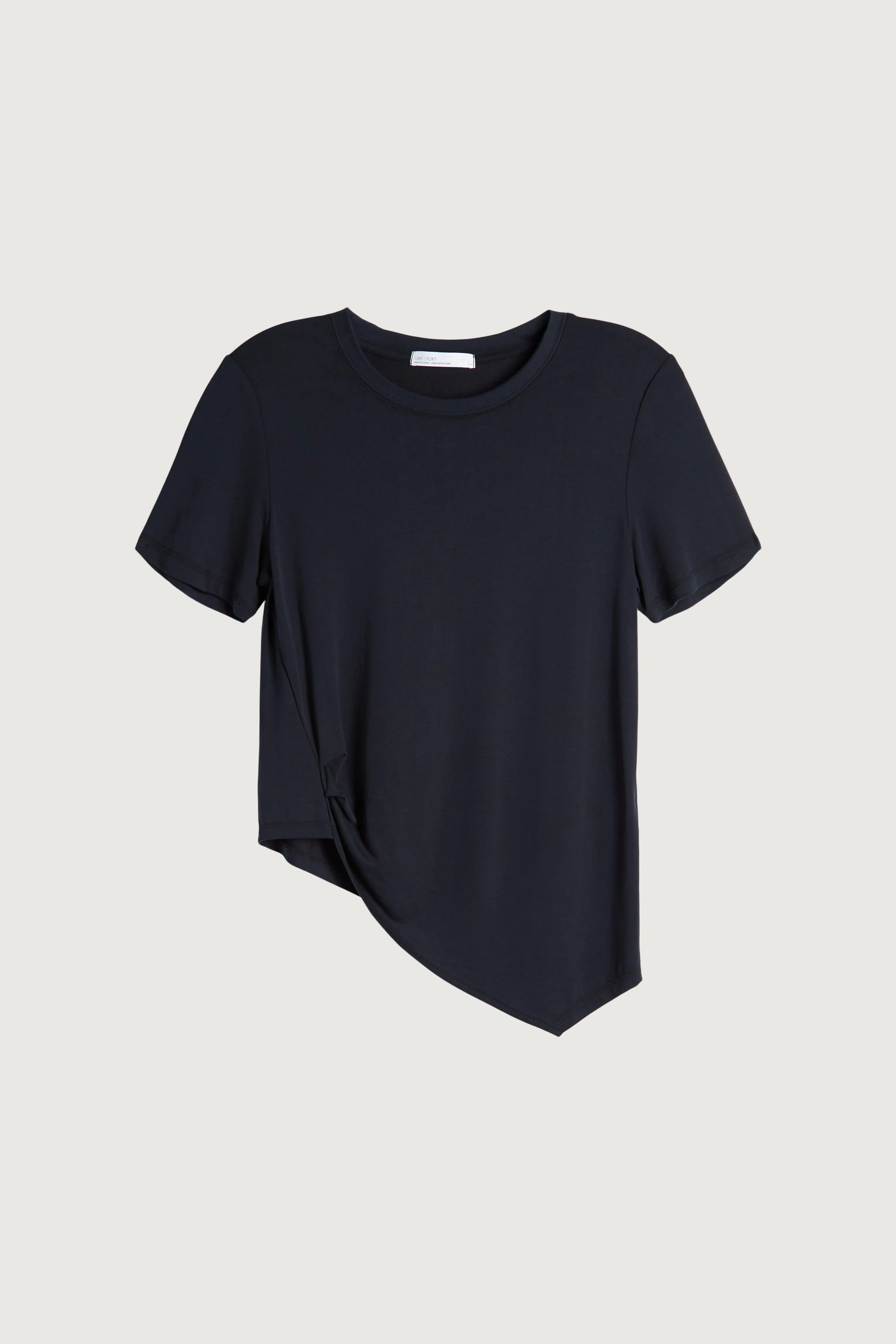 ASYMMETRIC HEM T-SHIRT sold by OAK AND FORT product image thumbnail 5