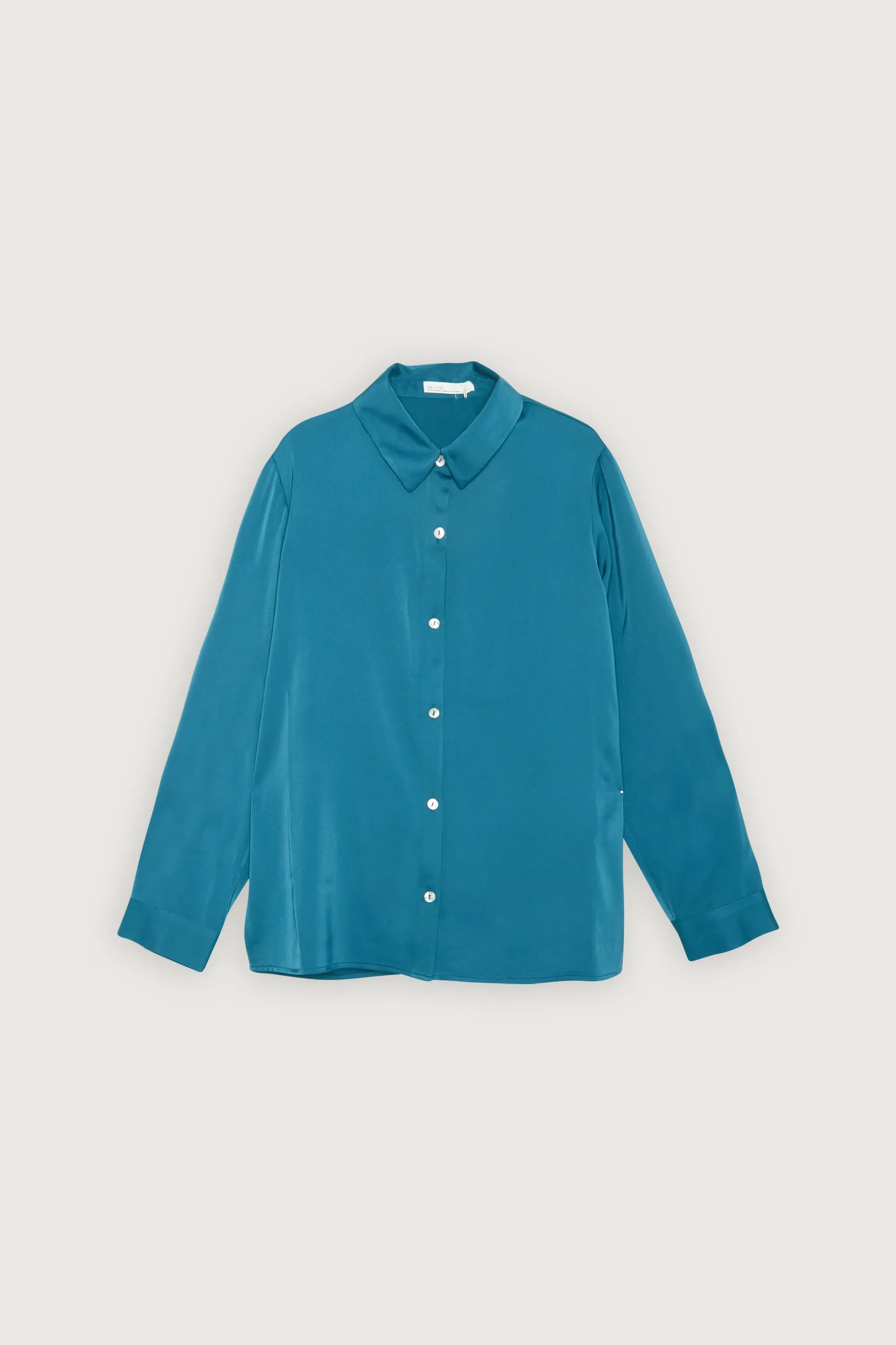 SATIN BUTTON-UP BLOUSE sold by OAK AND FORT product image thumbnail 3