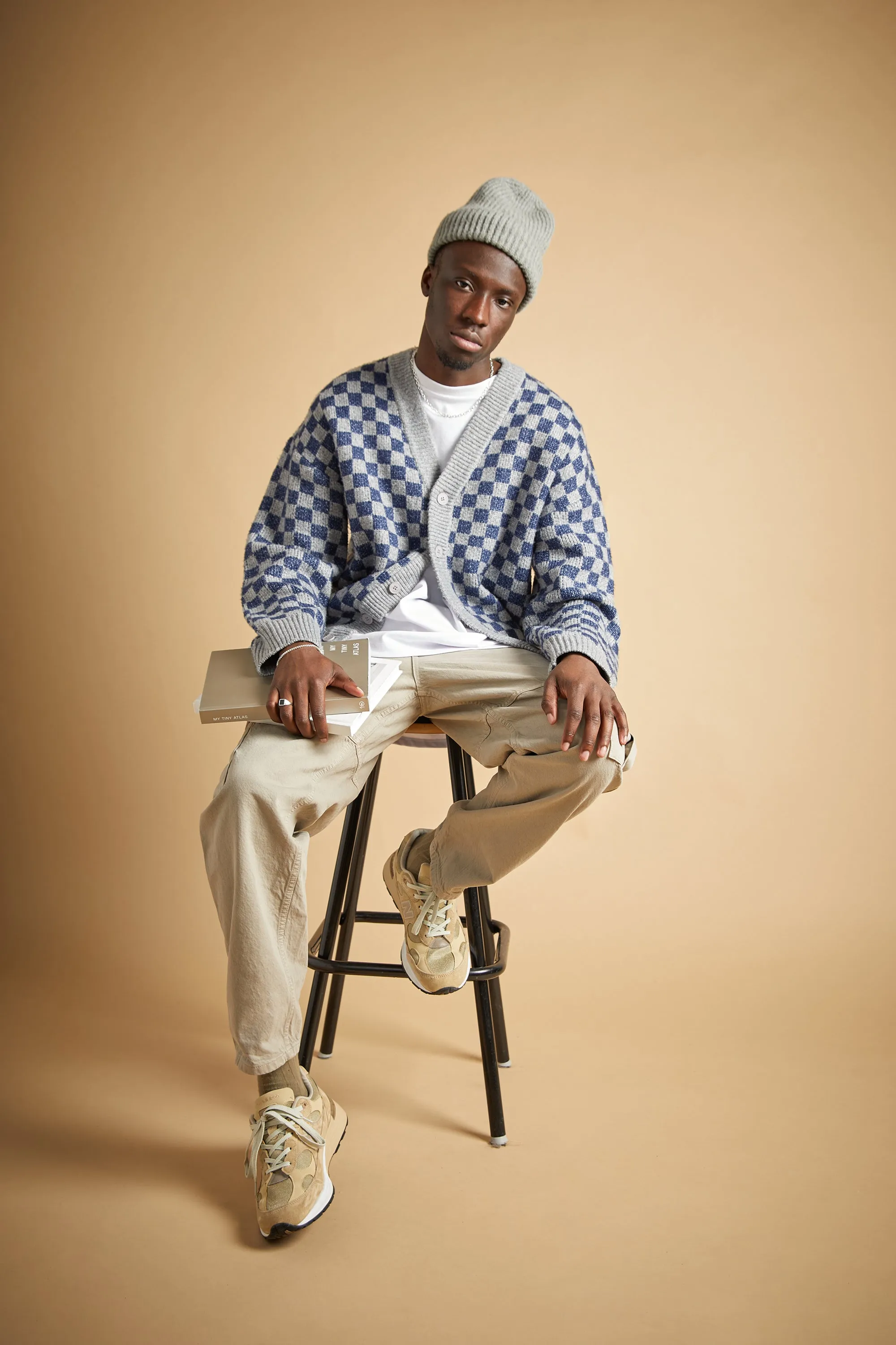 CHECKERED CARDIGAN sold by OAK AND FORT