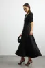 V-NECK PUFF SLEEVE MAXI DRESS sold by OAK AND FORT